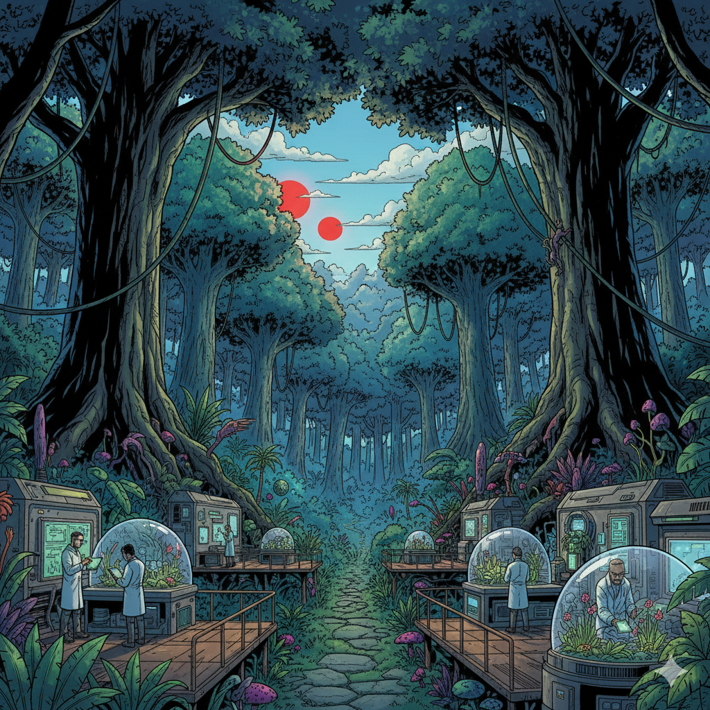 Ilustración de una parte de Galifrey